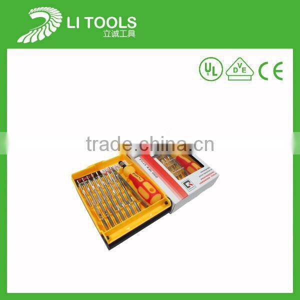 Carbon steel elasticity chrome vanadium screwdriver set