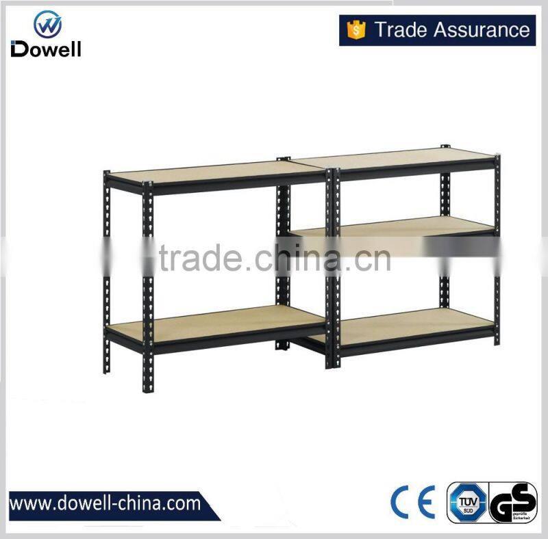 5 level boltless modular industrial shelving system, metal shelving, garage warehouse shelving
