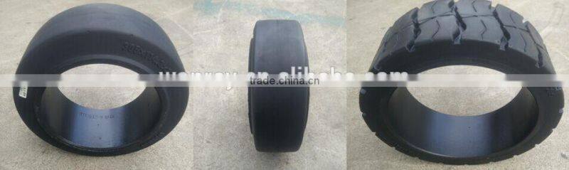 high quality smooth pattern press on solid tyres 15x5x11 1/4 16x7x10 1/2 18x7x12 1/8 for sale