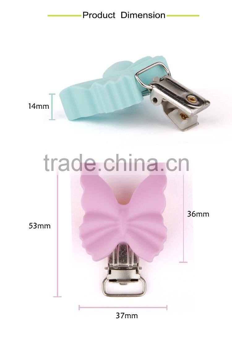 Hot selling silicone pacifier clips from China manufacturer