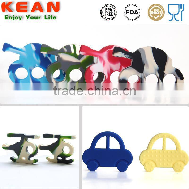 Fashion silicone teether baby gift new year and christmas present