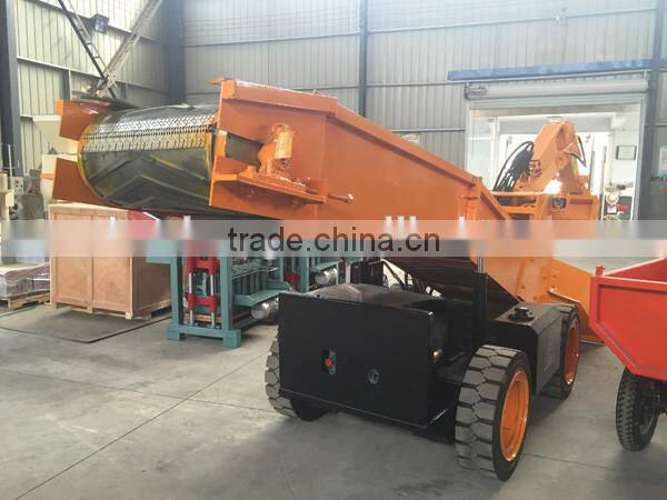 mini tunnel muck wheel loader coal mine excavator price