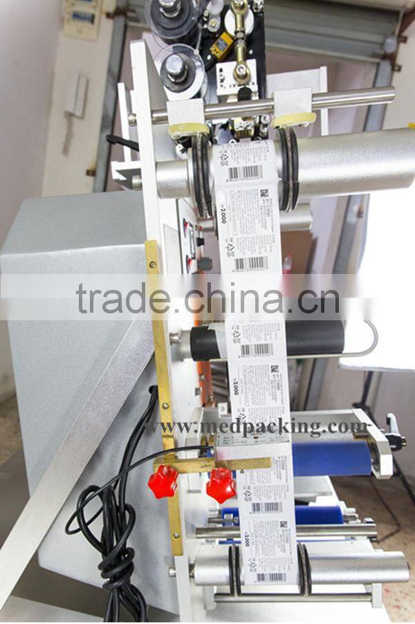 SL-130 Double Sides Round Bottle Sticker Label Printing Machine