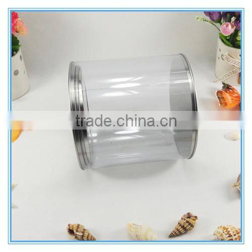 transparent plastic jar,PET can for food