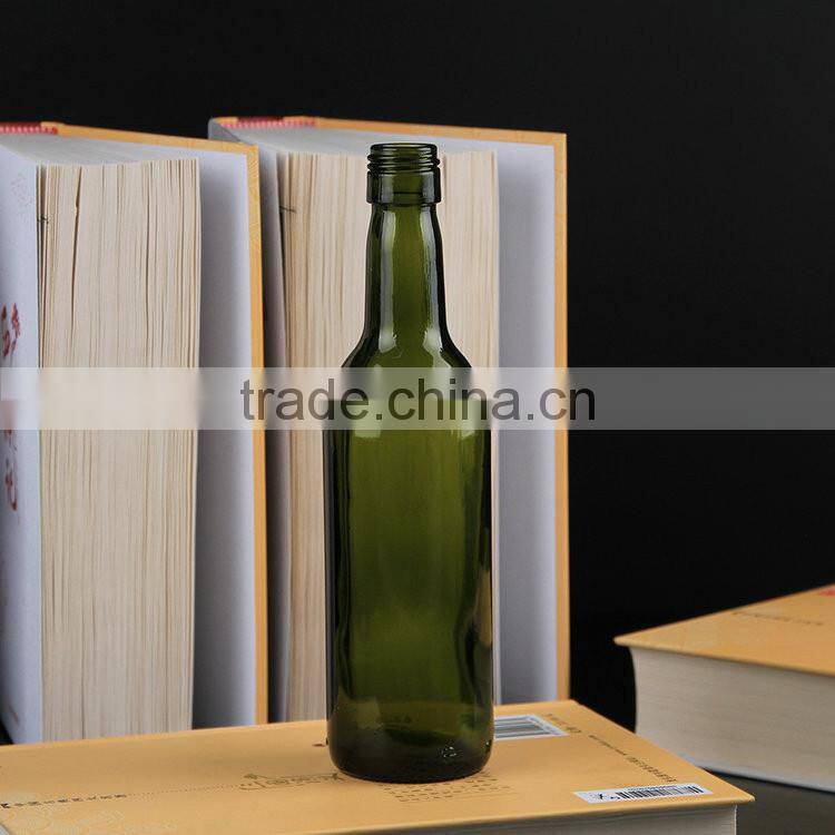 China supplier cheap 190ml Screen printing Workable price mini wine bottles