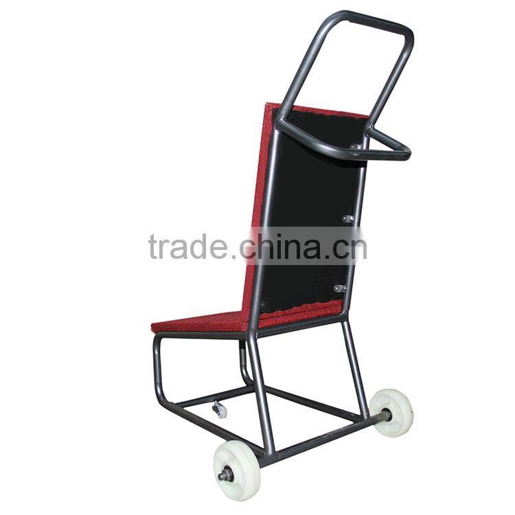 Hot sell item chair trolley steel chiavari/banquet chair trolley