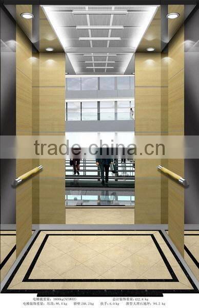 Professional Stainless Steel Elevator Interior Decoration