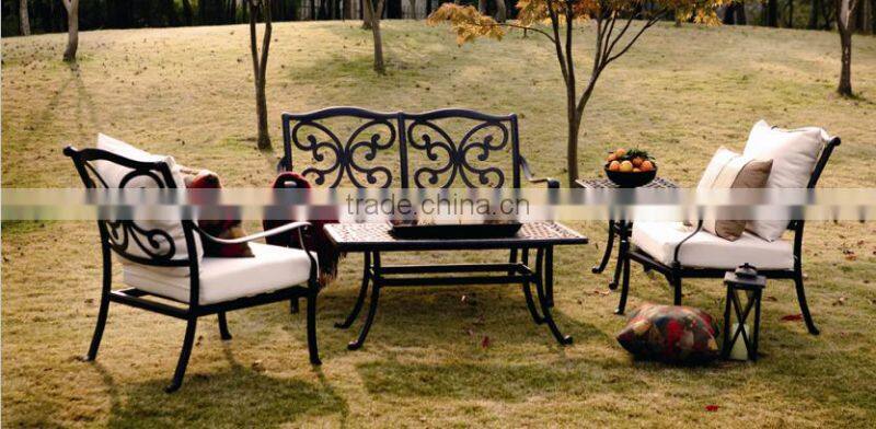 SIGMA High Quality Cast Aluminum Patio Furniture Metal Chairs Outdoor Seating