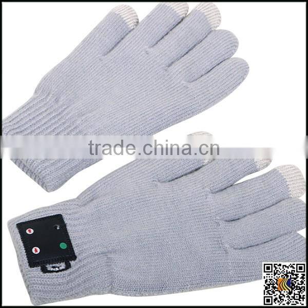 Shenzhen manufacture bluetooth winter acrylic knitted touch screen glove,bluetooth acrylic glove