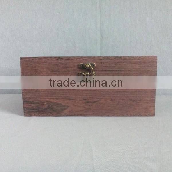 Sycamore Wood Rectangular Wooden Tissue Box, Hotel Home Use Napkin Box