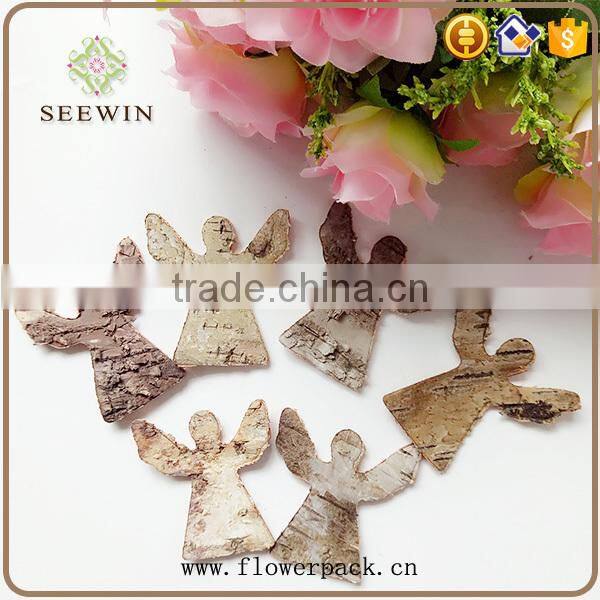 Angel series of natural flowered bark engraving