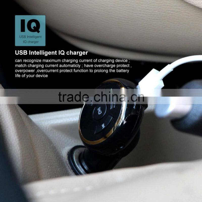 2017 hot sale bluetooth hands-free 3.5mm car receiver stereo bluetooth with FM transmitter