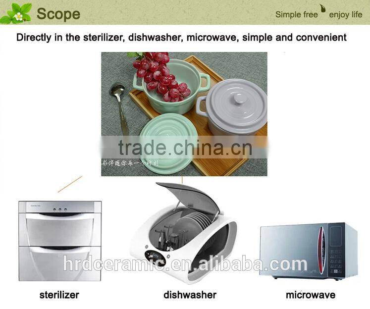 Cheap ceramic mixing bowl/ceramic soup bowl with lid