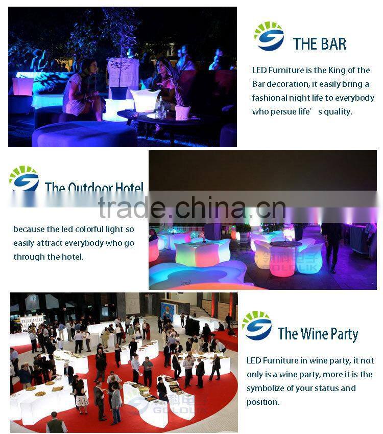 High quality RGB and waterproof small bar counter designs GKT-021BC