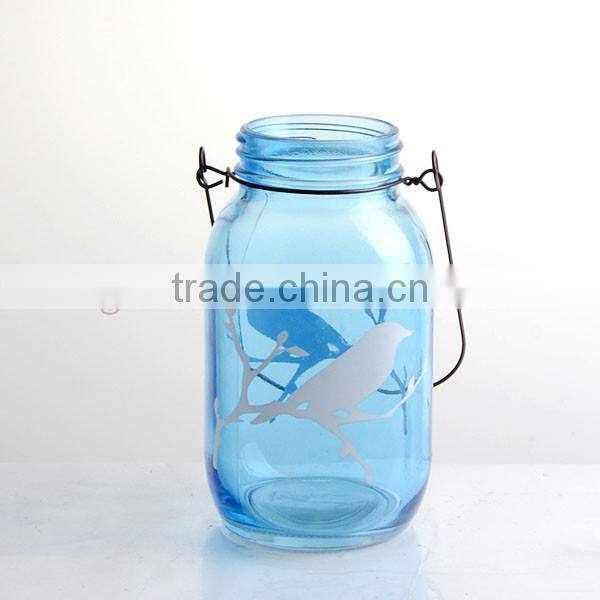 glass lantens with handle