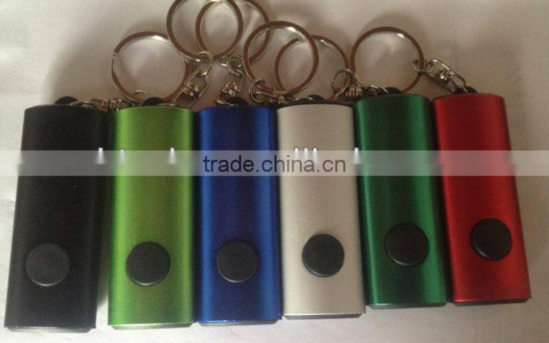 2013 Promotional mini LED flashlight with key Chain