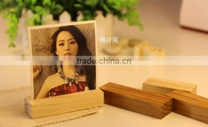 zakka creative wooden photo clip