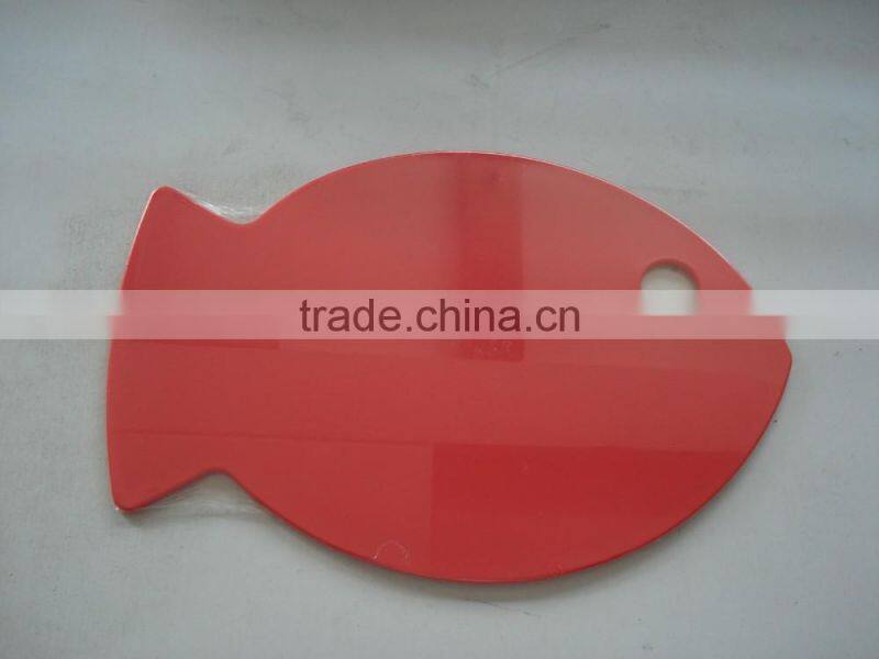 plastic cutting board fish shape