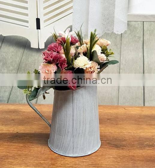Plant stand Decorative Round Planters Color Painted Metal Flower Pot