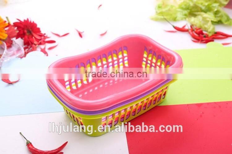 Useful Medium size plastic storage basket, basket storage fruit vegetable basket