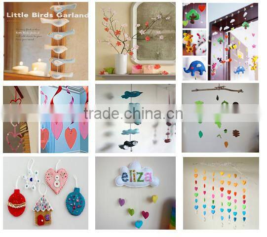 high quality fashion new design polyester felt wholesale christmas hanging ornament suppliers manufacturer in China OEM ODM