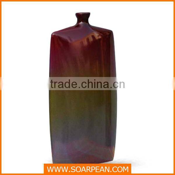 Modern Style Fiberglass Rectangle Flower Vase