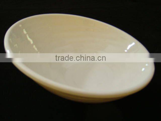 Solid color melamine salad plate