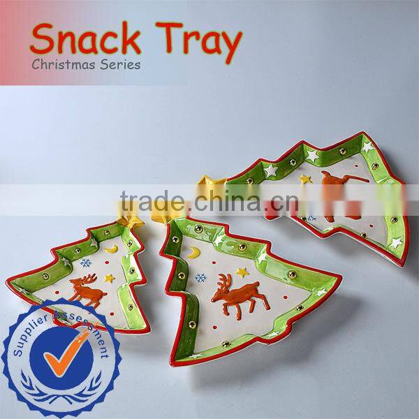 Christmas Tree Ornaments Christmas Tree Snack Tray