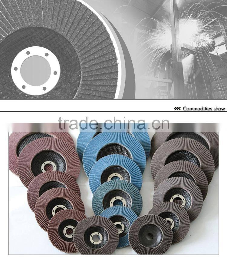 115mm aluminum oxide abrasives grinding flap discs