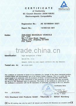 20" mini electric folding bike