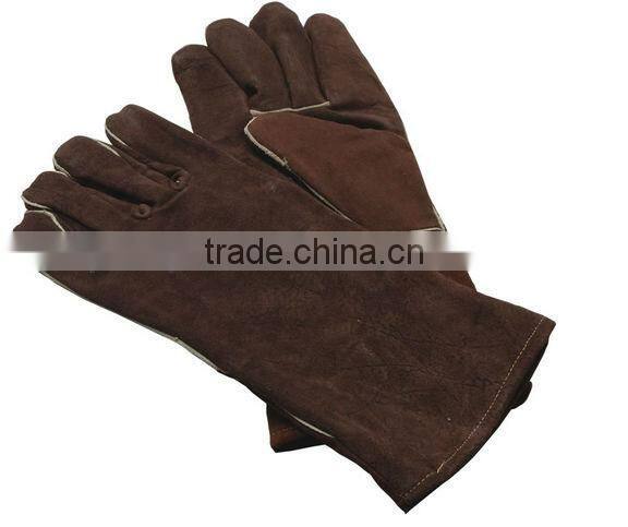 Guangzhou Orange Cow Split Welding Leather Working Gloves