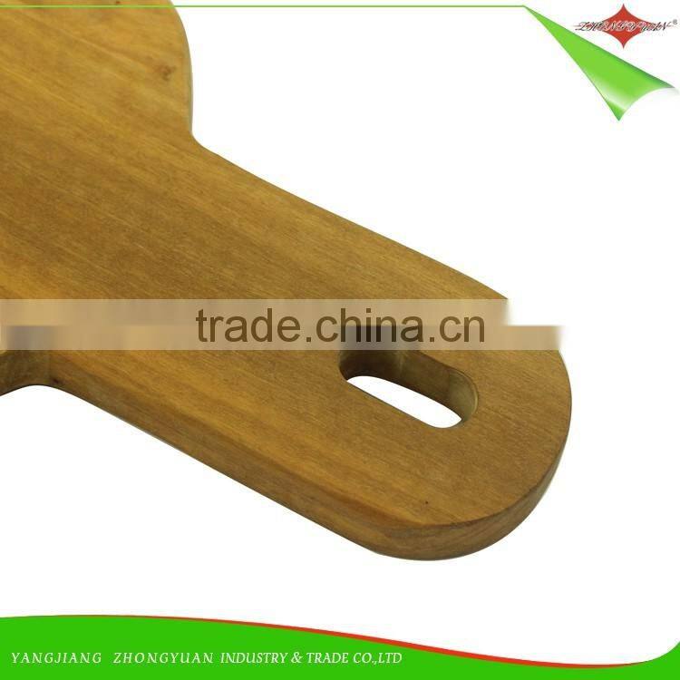 ZY-R2012 eco friendly kitchen wooden Cutting Board with handle wooden chopping block