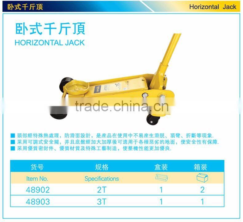 Industry Grade Horizontal Oil Jack With High Quality Steel