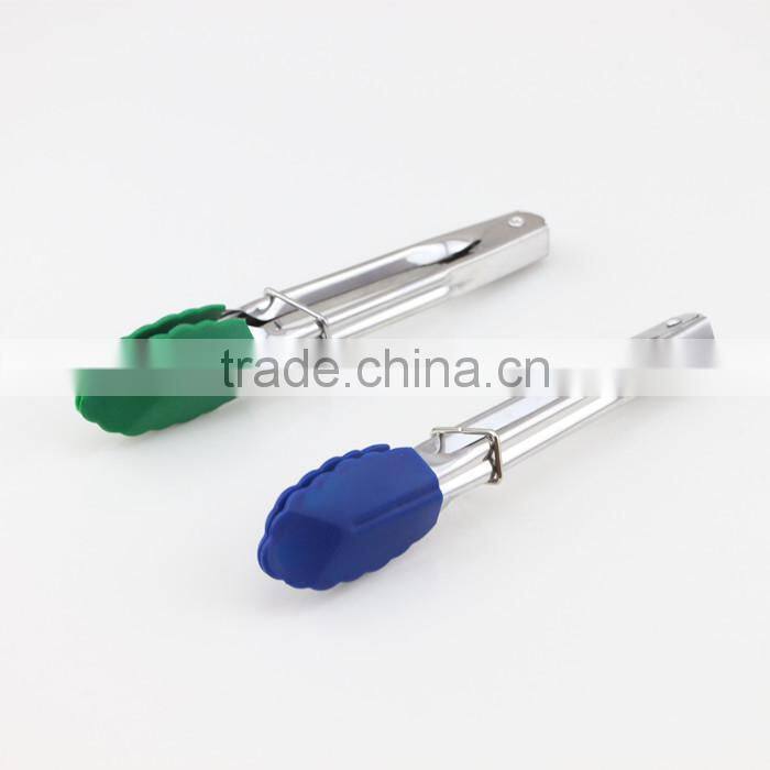 Heat Resistant Silicone Food Tongs Kitchen Tongs ,Silicone Function of food tongs