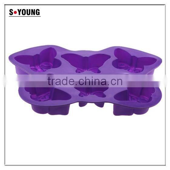 11004 butterfly shape baking silicon cake mould,animal foot print silicone baking mould