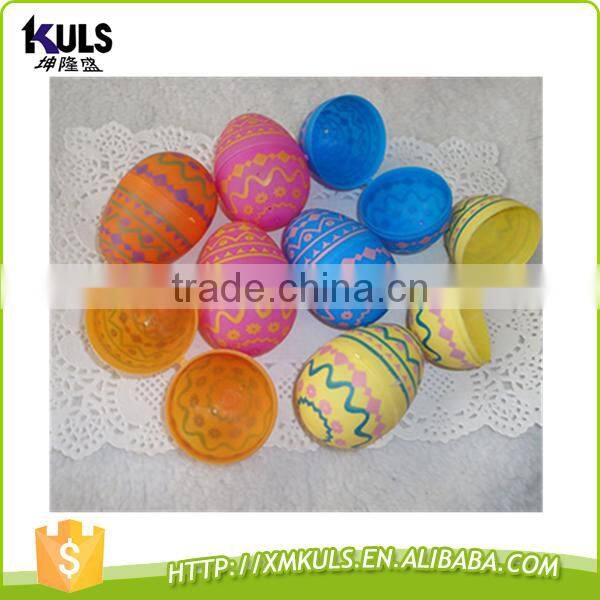 Wholesale Easter eggs plastic decorative egg shell diy plastic easter eggs