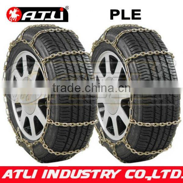 Zinc plated snow tire anti skid chains for passenger car
