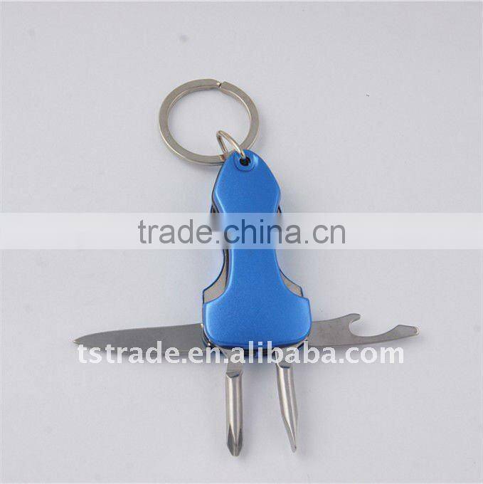 "stock" Gifts knifeSmall knife promotion kinfe popular keychain toolaluminium oxide keychain knife mini aluminium oxide A204C-L