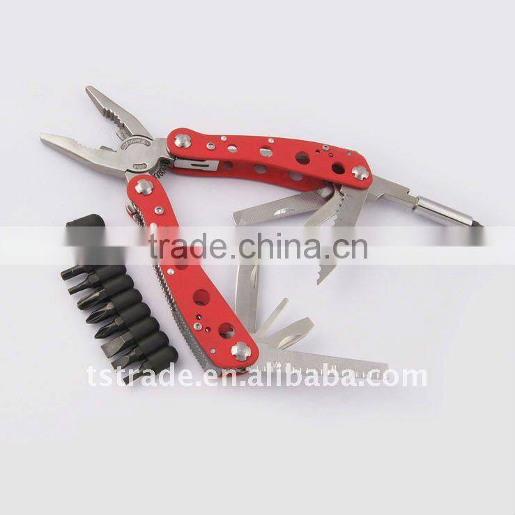 2014 new Promotion stainless steel mini multi function pocket hand pliers tools T0293B