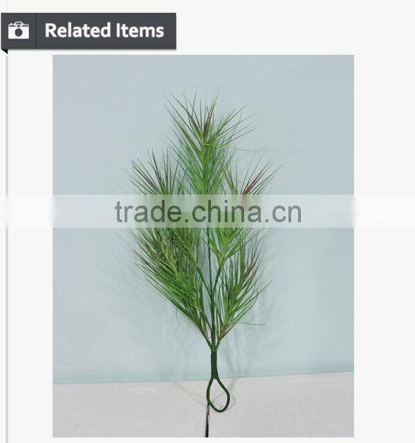 Three heads fox tails accessory preserved grass grass bush decorative indoor plants