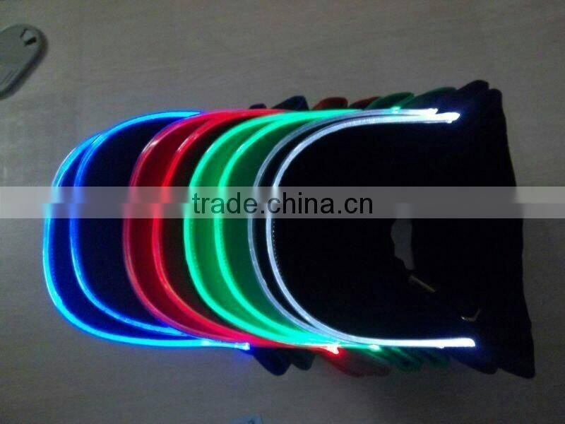 LED Light Brim Baseball Caps and Hats With Custom Embroidery LED Cap