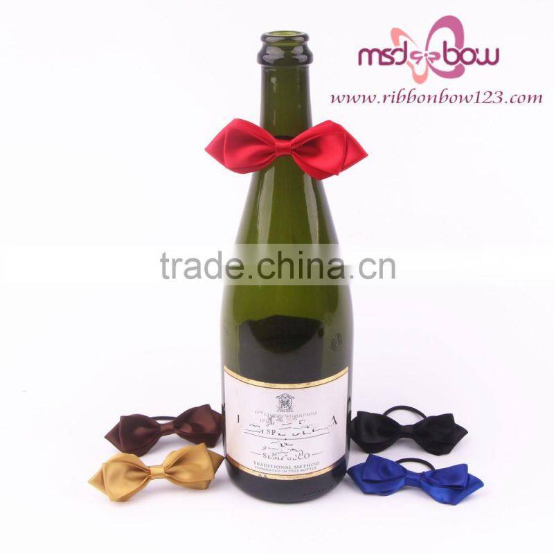 HOT sales christmas wine package of ribbon bow