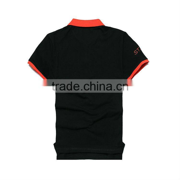 custom piqued polo of shirt with soft yarn