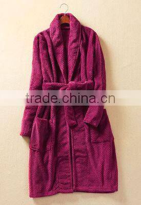 100% Polyester honeycomb Robe,honeycomb bathrobe,nightwear gown