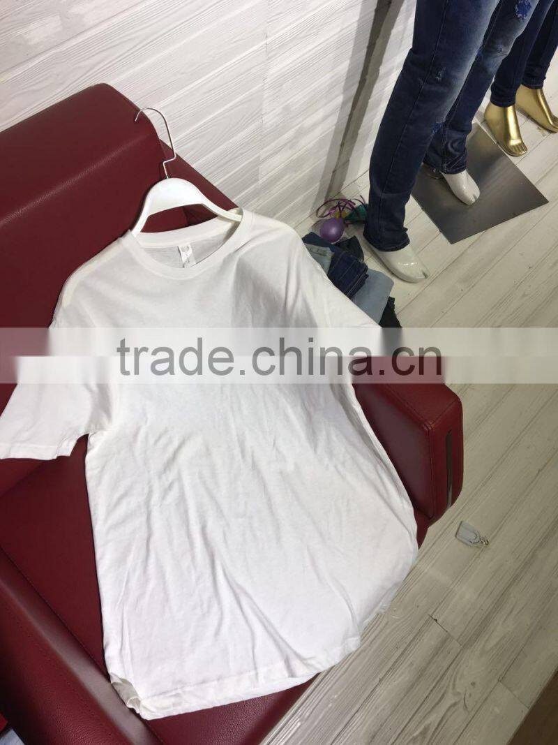 GZY with customized logo white t shirt wholesale for men low price