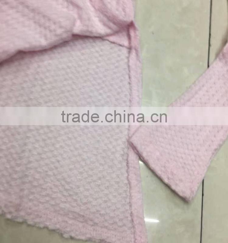 Stocklots women pink knitted cardigan fancy sleepwear