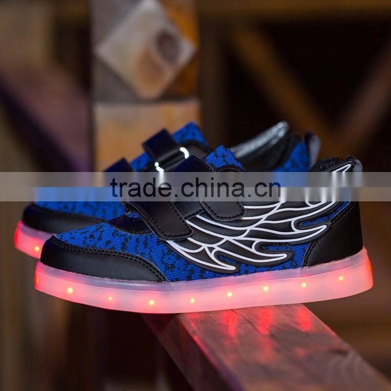 PromotionTPR Summer led kids shoes flat flashing sneakers