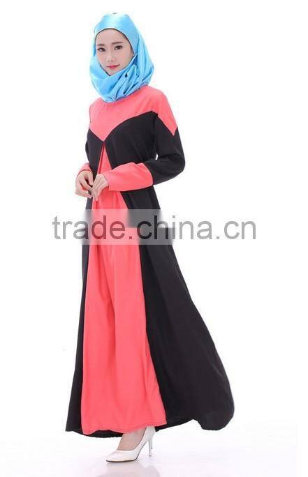 latest fashion middle aged women elegant muslim long dress