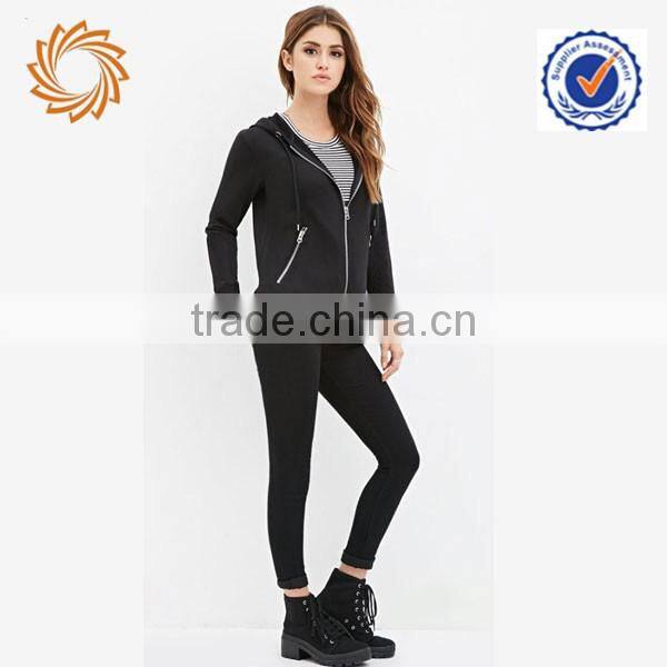 Custom Fashion Popular Cheap Zip Winter Hoodies For Women