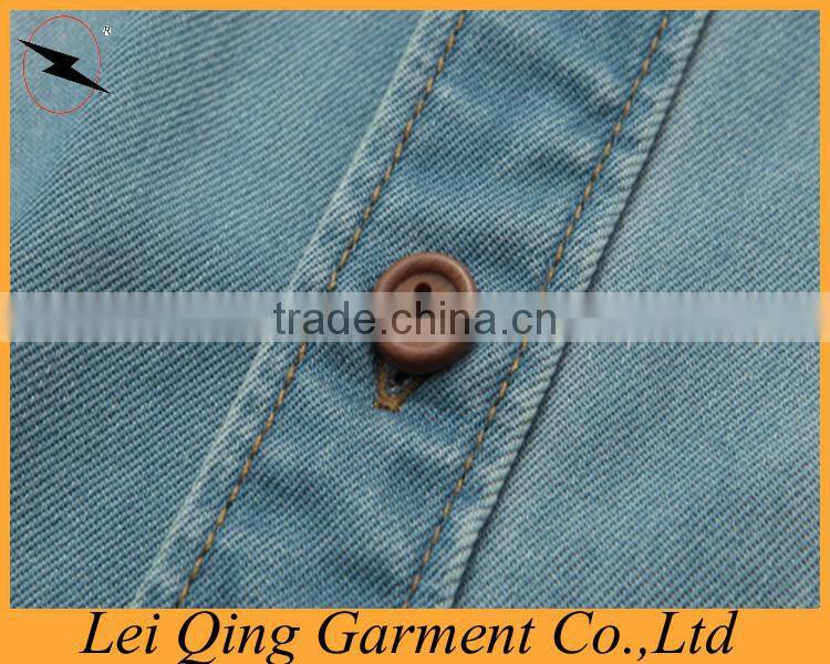 Casual fashion men denim shirts wholesale